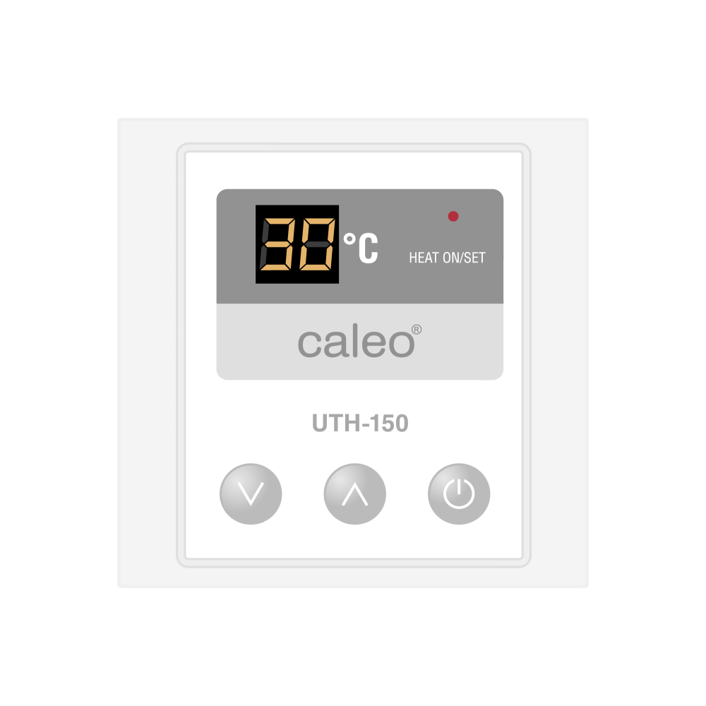 Терморегулятор CALEO UTH-150 встраиваемый цифровой, 2 кВт