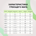Нагревательная секция для теплого пола CALEO CABLE 18W-70, 6.3-9.7 м2