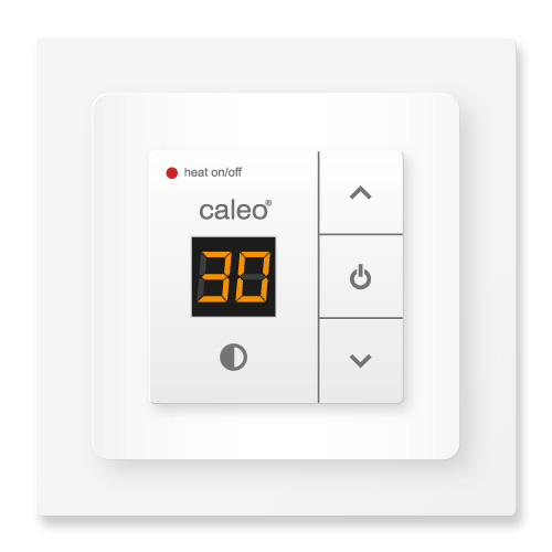 Терморегулятор CALEO 720 с адаптерами, встраиваемый цифровой, 3,5 кВт