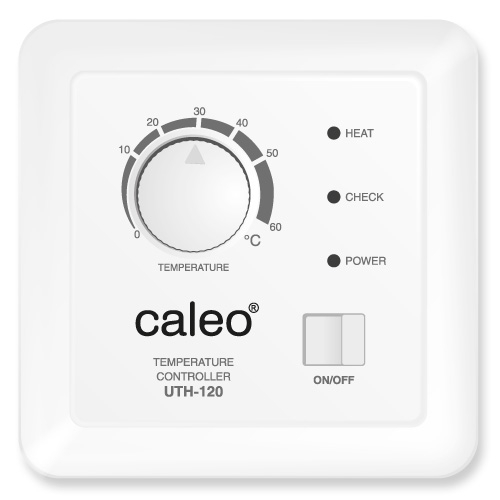 Терморегулятор CALEO UTH-120 встраиваемый аналоговый, 3,5 кВт