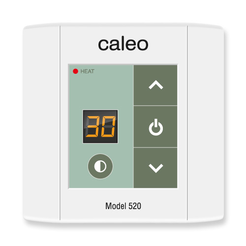 Терморегулятор CALEO 520 накладной цифровой, 2 кВт