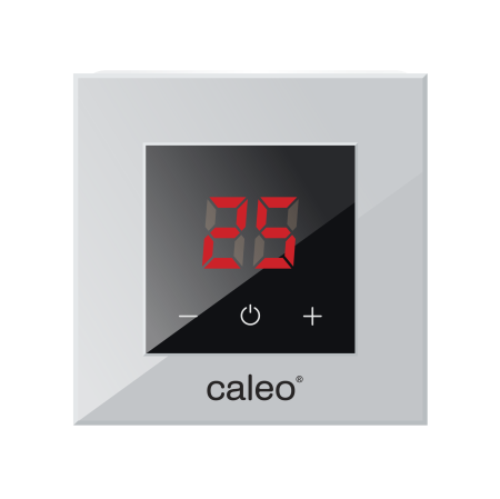 Терморегулятор CALEO NOVA встраиваемый цифровой, 3,5 кВт, серебристый
